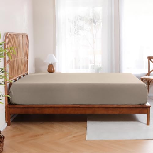 FreshCulture Bamboo Fitted Sheet Twin XL Size, Viscose Derived from