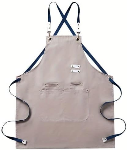 2pcs Aprons With Pockets Cotton Enrich Durable Large Waterproof For
