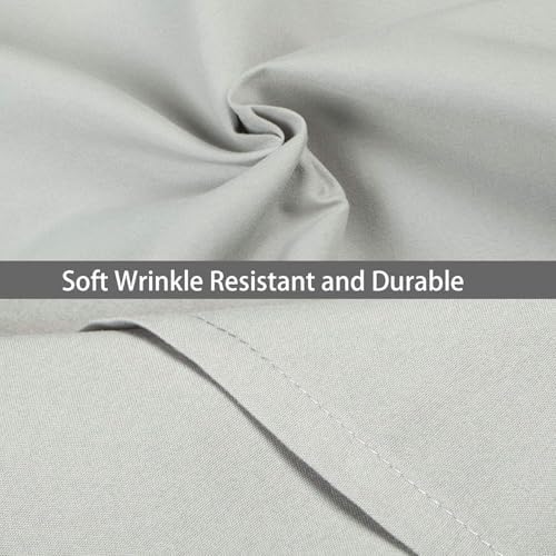 1 PC Flat Bed Sheet - Hotel Quality Single Flat Sheet Only - Wrinkle