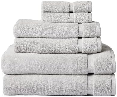 Splendid Home Supersoft 100% Cotton, Oversized, 6-Piece Bath Towel