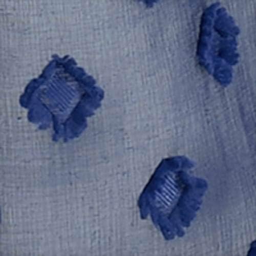 Lush Decor Navy Textured Dot Grommet Sheer Window Curtain Panel Pair