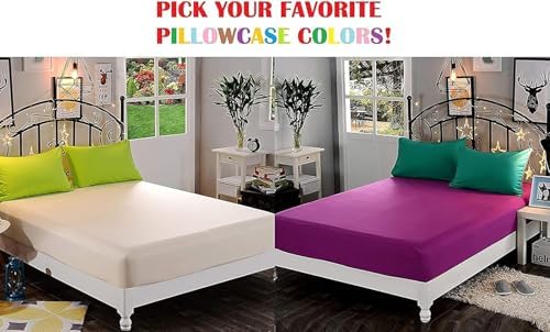 Elegant Comfort 1500 Premium Quality Fitted Sheet Ultra Soft 18-24