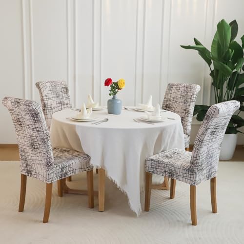 FORCHEER Dining Room Chair Covers for Dining Room Set of 4,Stretch
