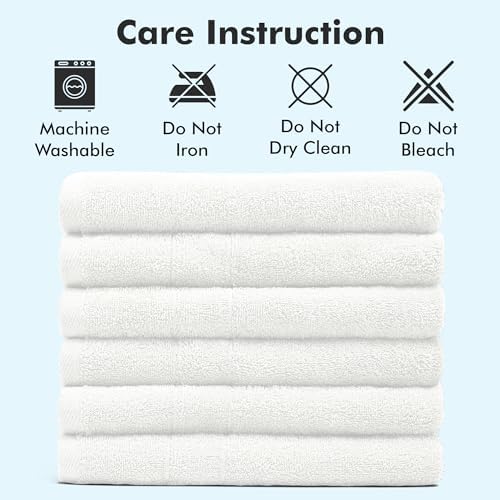 100% Ring Spun Cotton Hand Towels for Bathroom – 550 GSM Soft &