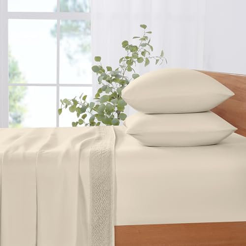 Modern Threads 4 Piece Microfiber Sheet Set – Soft Cooling Bed Sheets