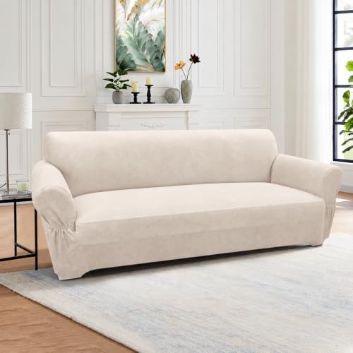 Couch Cover 95% Polyester 5% Spandex Seater Couch Sofa Cover 1-Piece
