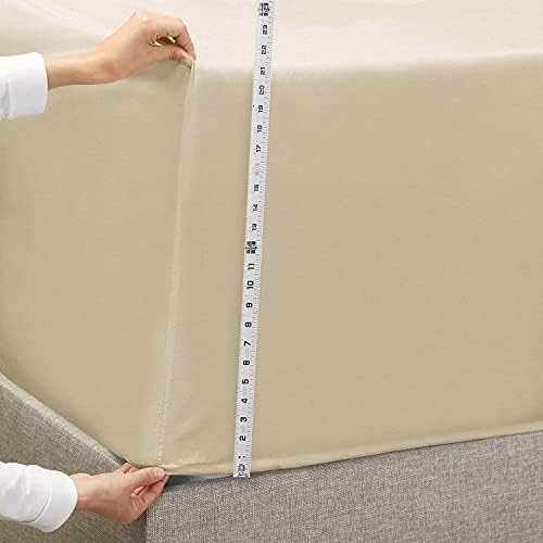 18"- 21" Extra Deep Pocket Fitted Sheet for High Mattress - Hotel
