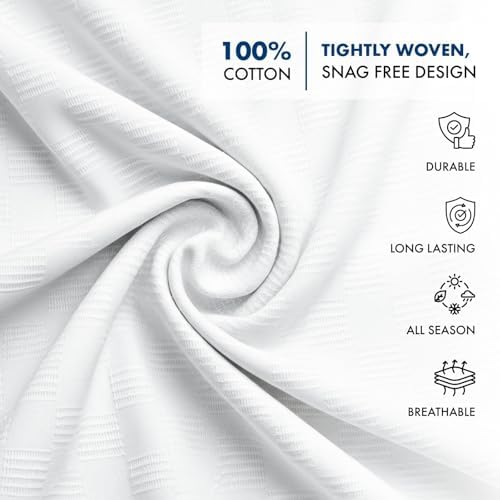 Linteum Textile Supply Thermal Blanket (White, Queen) Long Lasting and