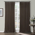TWOPAGES Chocolate Room Darkening Curtains 52x84 Pinch Pleated Drapes