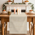 Creamy Ivory Table Runner, Country Vintage Minimalist Solid Color