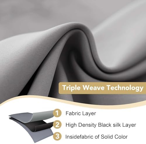 H.VERSAILTEX Blackout Curtains for Bedroom Thermal Insulated Room