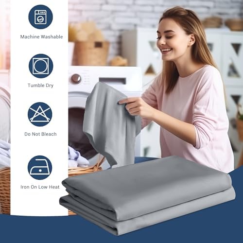 CULVE Pillow Cases Queen 4 Pack (20x30, Dark Gray)