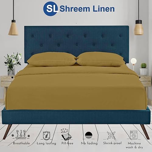 Queen Size Sheet Set - 4 Piece Ultra Soft Bed Sheets with Deep