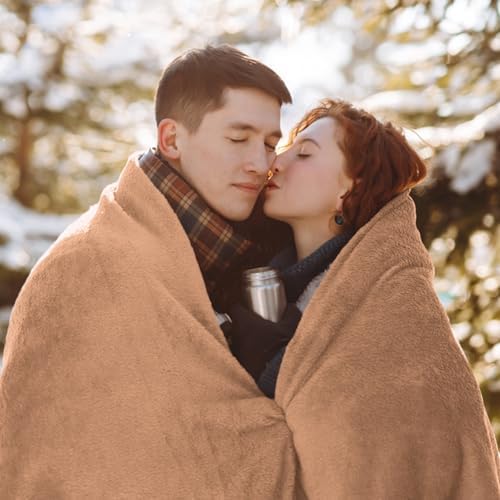 Fleece Blanket King Size, Silky Flannel Fuzzy Blankets for All Season