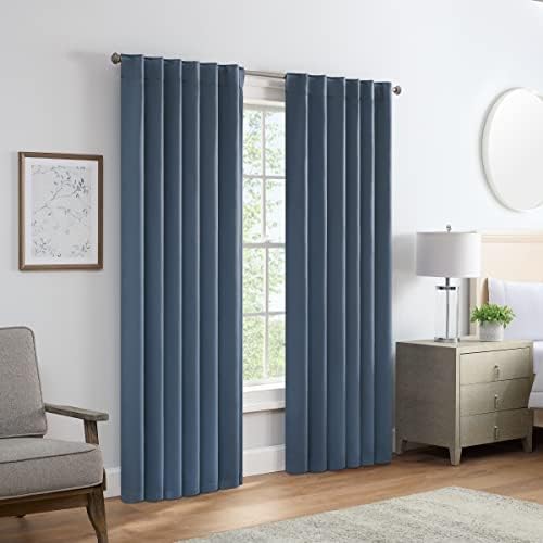 Eclipse Langley Solid Tripleweave Room Darkening Rod Pocket Window