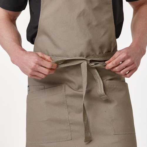 Chef Men Canvas Waterproof Apron Pocket 4251GB