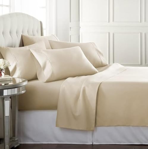 Danjor Linens Bed Sheet Set King Size for Hot Sleepers, Hotel Premium