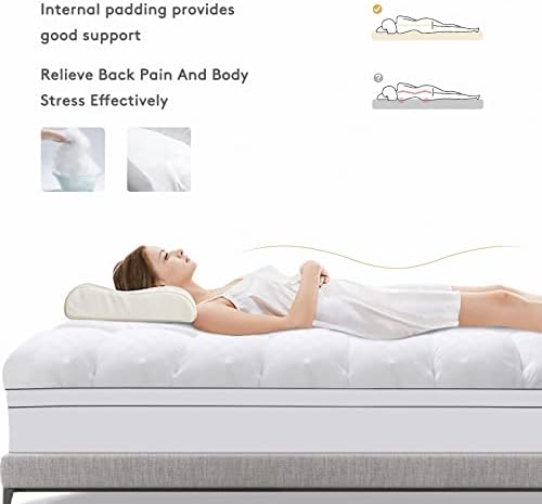 SameBed Mattress Topper Queen,Extra Thick Mattress Pad Cover for Back