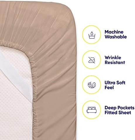 King Size Deep Pocket Sheet Sets – 6-piece Extra Deep Pocket Bed