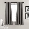 Lush Decor Insulated Grommet Blackout Window Curtain Panels, Pair, 52"