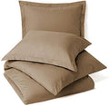Luxury Bedding 3 Piece Duvet Cover Set- 600TC Egyptian Cotton, Solid