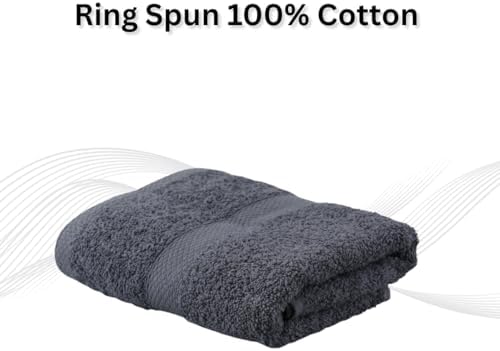 Home Kitchen & More Premium Cotton Hand Towel Set of 4 – Soft, Durable