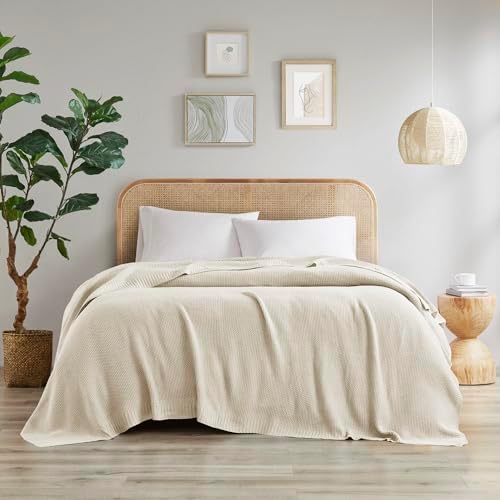 INK+IVY Bree Knit All Season Blanket Lightweight for Summer, King