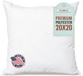 Pillowflex Premium Polyester Pillow Insert - 20x20 Soft Decorative