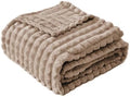 FY FIBER HOUSE Bed Blanket for Couch Soft Warm Fuzzy King Size