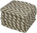 Super Soft And Absorbent Versailles Hand Towels - Taupe Set of 6, 20"