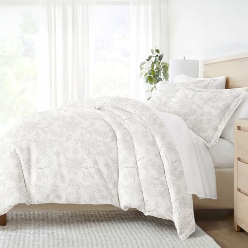 Linen Market Duvet Cover King Size (Gray) - Experience Hotel-Like