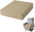 AddGrace Recliner Cushions for Elderly 20"x20"x4" Beige