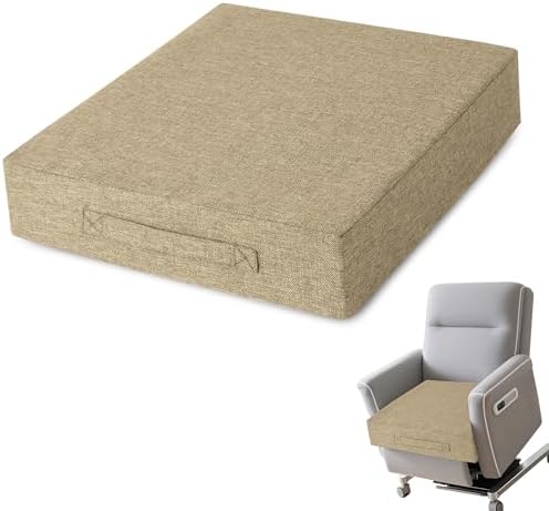 AddGrace Recliner Cushions for Elderly 20"x20"x4" Beige