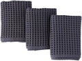 PÜSKÜL Natural 100% Turkish Cotton Waffle Hand and Kitchen Towels Set