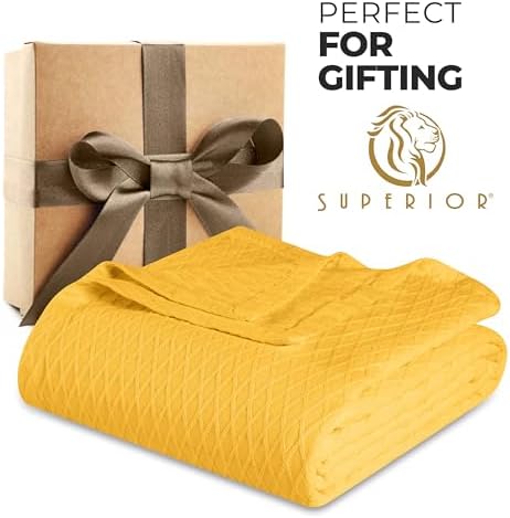 Superior Cotton Blanket, Lightweight, Breathable Bedding, California