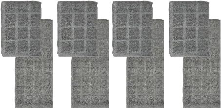 Set of 8, 100% Cotton Window Panel Terry Kitchen Towel - 4 Kitchen