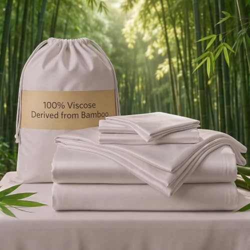 TWK Real 100% Viscose Derived from Bamboo Sheets Set King Size
