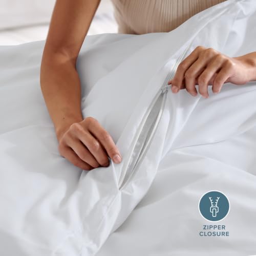 Bare Home Duvet Cover Set 1800 Ultra-Soft (King, White)