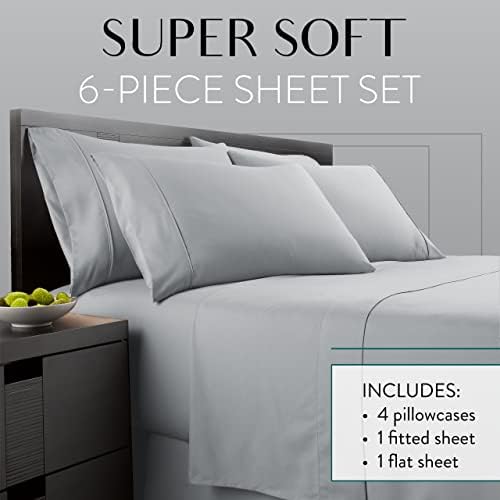 Danjor Linens Bed Sheet Set King Size for Hot Sleepers, Hotel Premium