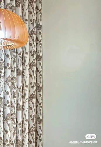 White Blackout Curtains Floral Blackout Curtains for Bedroom 72 Inches