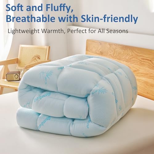 Favorland Mattress Topper Queen Size - Cooling Extra Thick Breathable