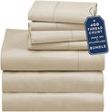 California Design Den 7 Piece Split King Size Sheet Set with 4