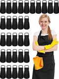 Xtinmee 30 Pack Adjustable Bib Apron with 2 Roomy Pockets Bulk Unisex