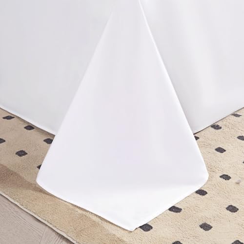3 Piece Luxury Queen Size (92" X 102") Flat Sheet 800 Thread Count