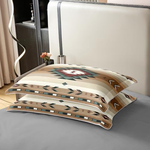 jejeloiu Southwest Native Design Duvet Cover Queen Size Ultra Soft