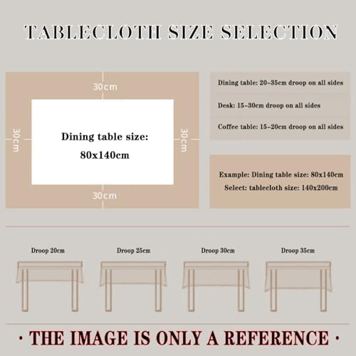 Tablecloth Table cltoh 120cm Round Cotton Linen Tablecloth Water Table