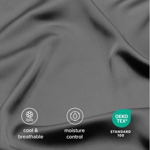 Bare Home 100% Rayon Made from Bamboo Duvet Cover Set