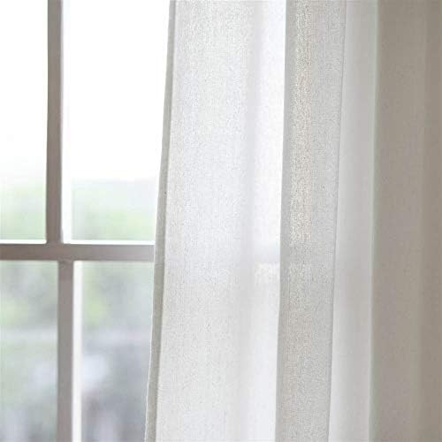 Lush Decor Burlap Knotted Tab-Top Window Curtain Panel Pair, 45"W x
