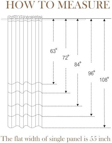 L.Z.E Grey and White Sheer Curtains 84 Inch Long 2 Panels Set, Light