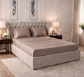 500 Thread Count, Egyptian Cotton 1 Piece Fitted Sheet Taupe Solid